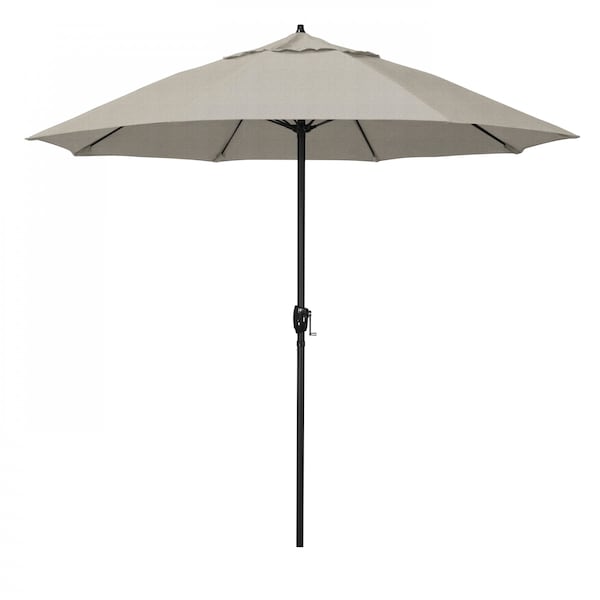 California Umbrella 9' Bronze Aluminum Market Patio Umbrella, Olefin Woven Granite 194061337516 - main